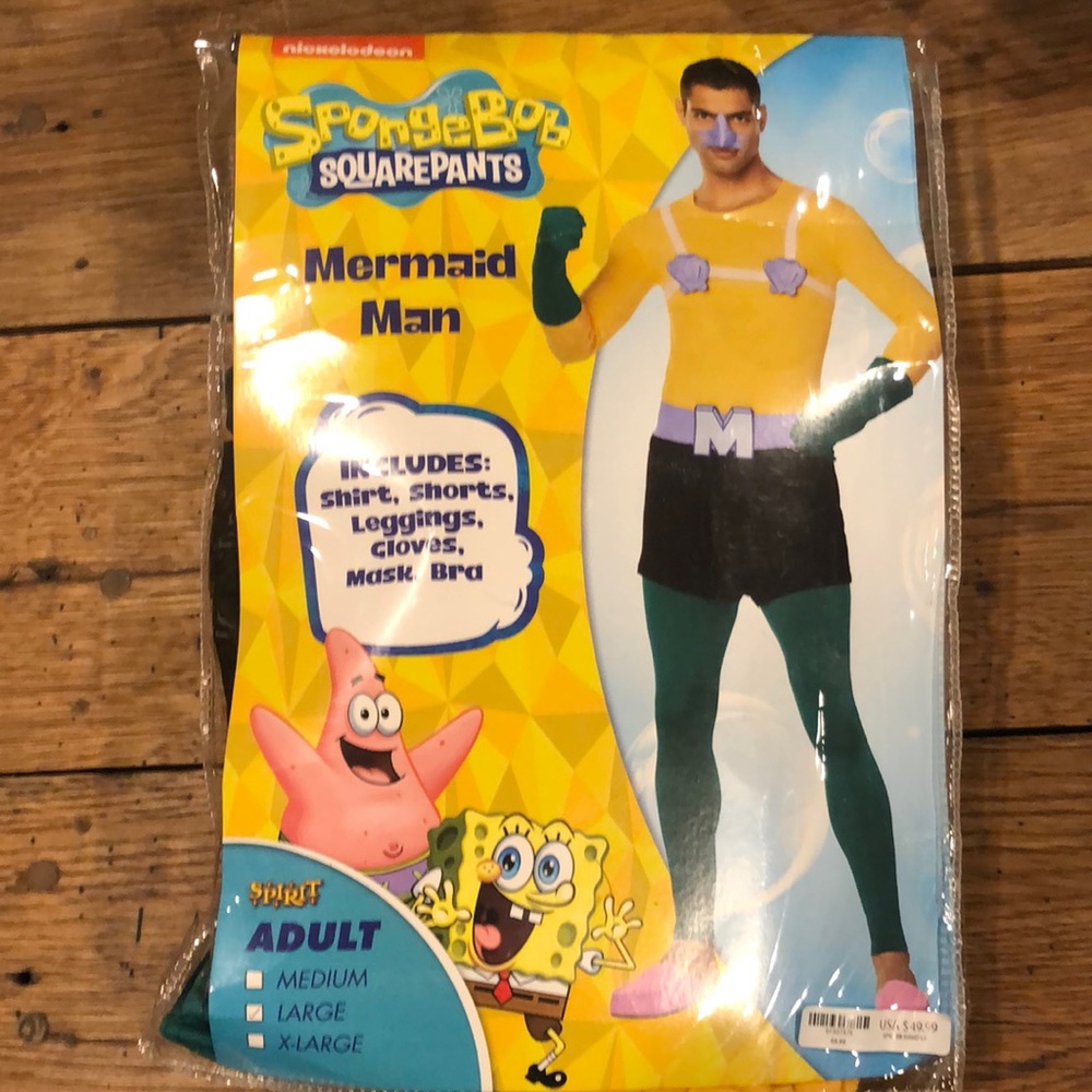 SpongeBob SquarePants Mermaid Man costume